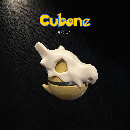 Pokéball Cubone – Stampa 3D Artigianale | GraphiVerse Hub