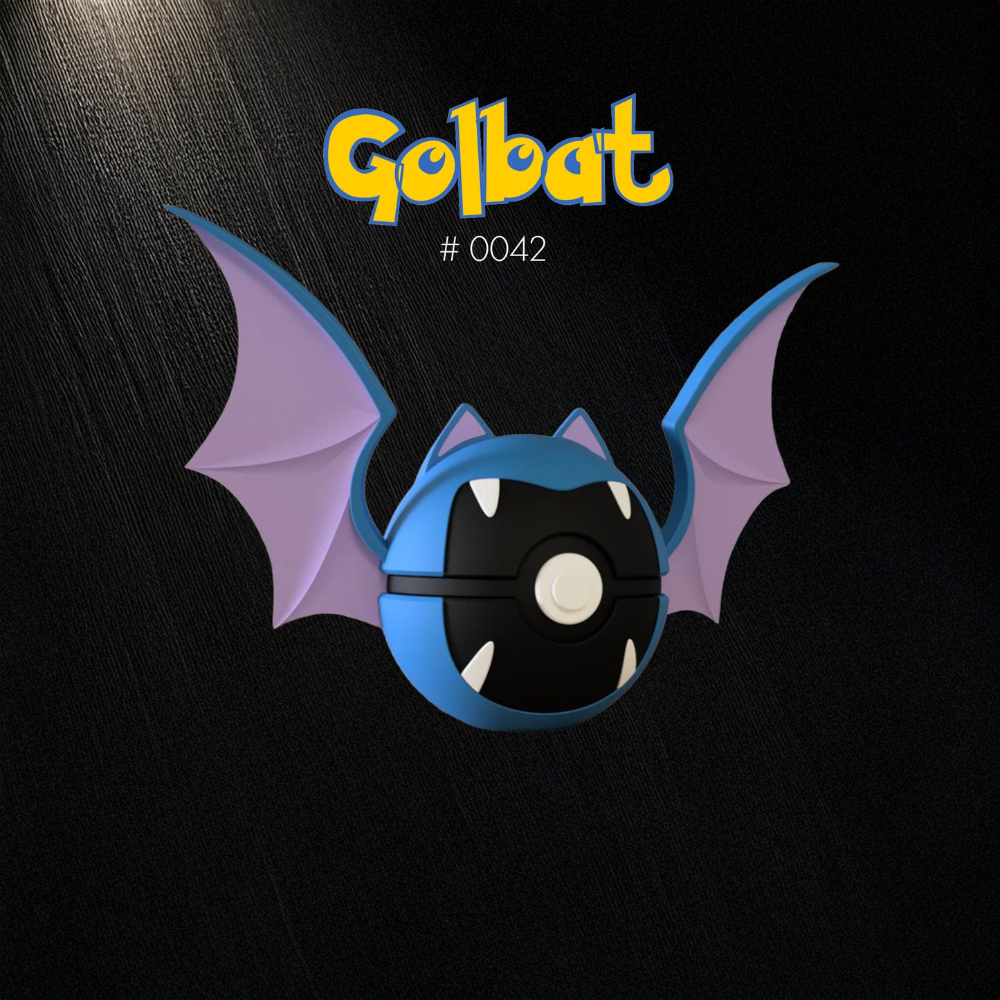 Pokéball Golbat – Stampa 3D Artigianale | GraphiVerse Hub