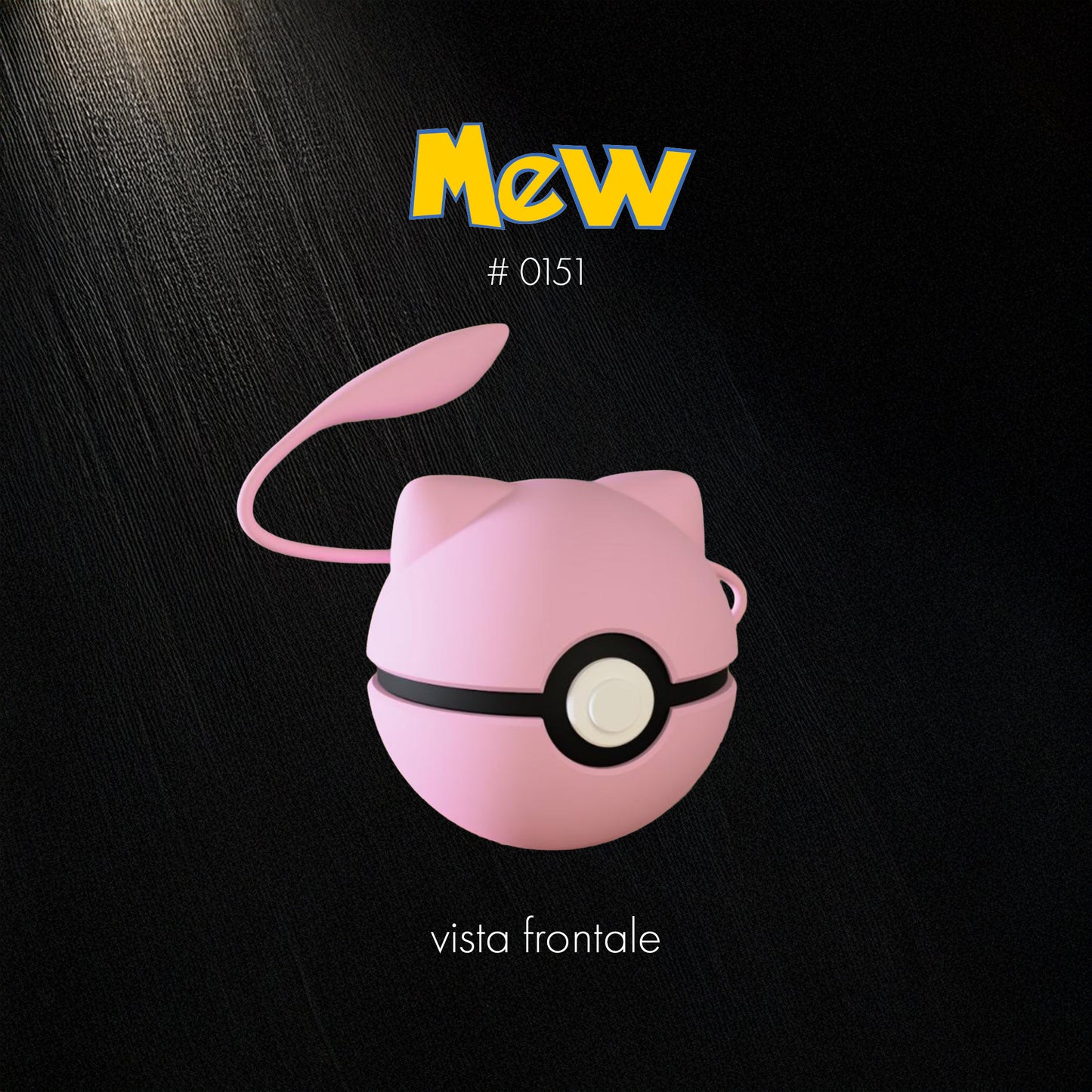 Pokéball Mew – Stampa 3D Artigianale | GraphiVerse Hub