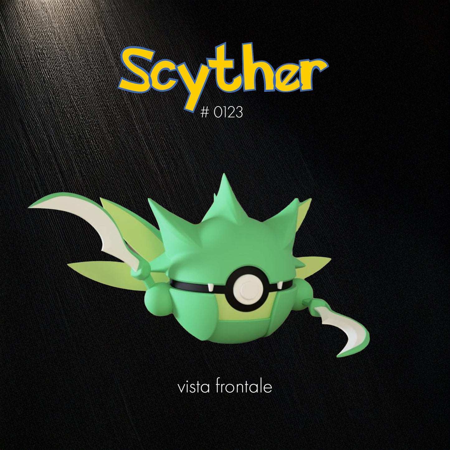 Pokéball Scyther – Stampa 3D Artigianale | GraphiVerse Hub