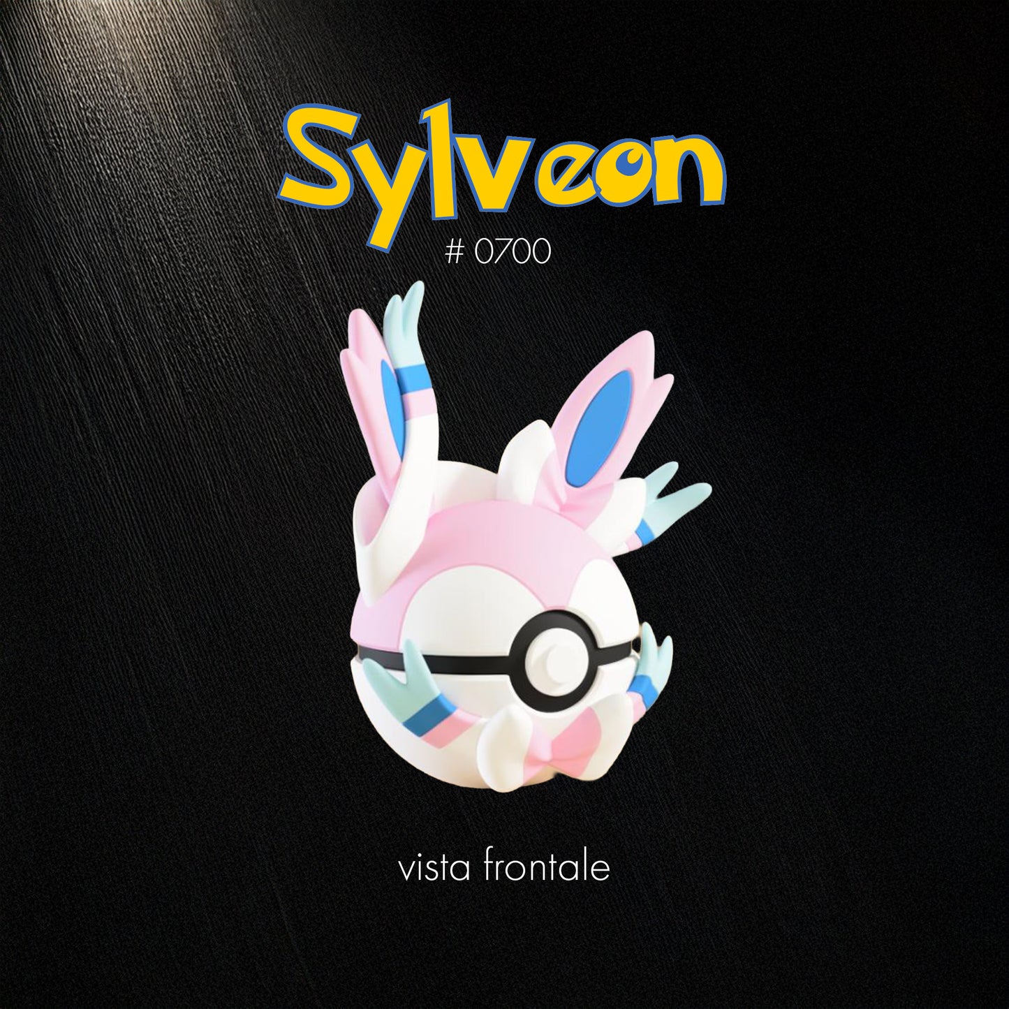 Pokéball Sylveon – Stampa 3D Artigianale | GraphiVerse Hub