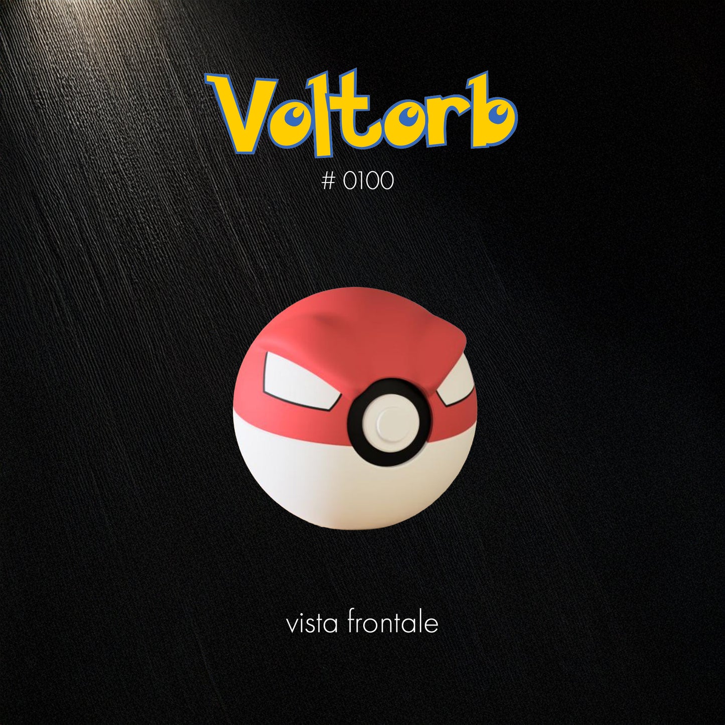 Pokéball Voltorb – Stampa 3D Artigianale | GraphiVerse Hub
