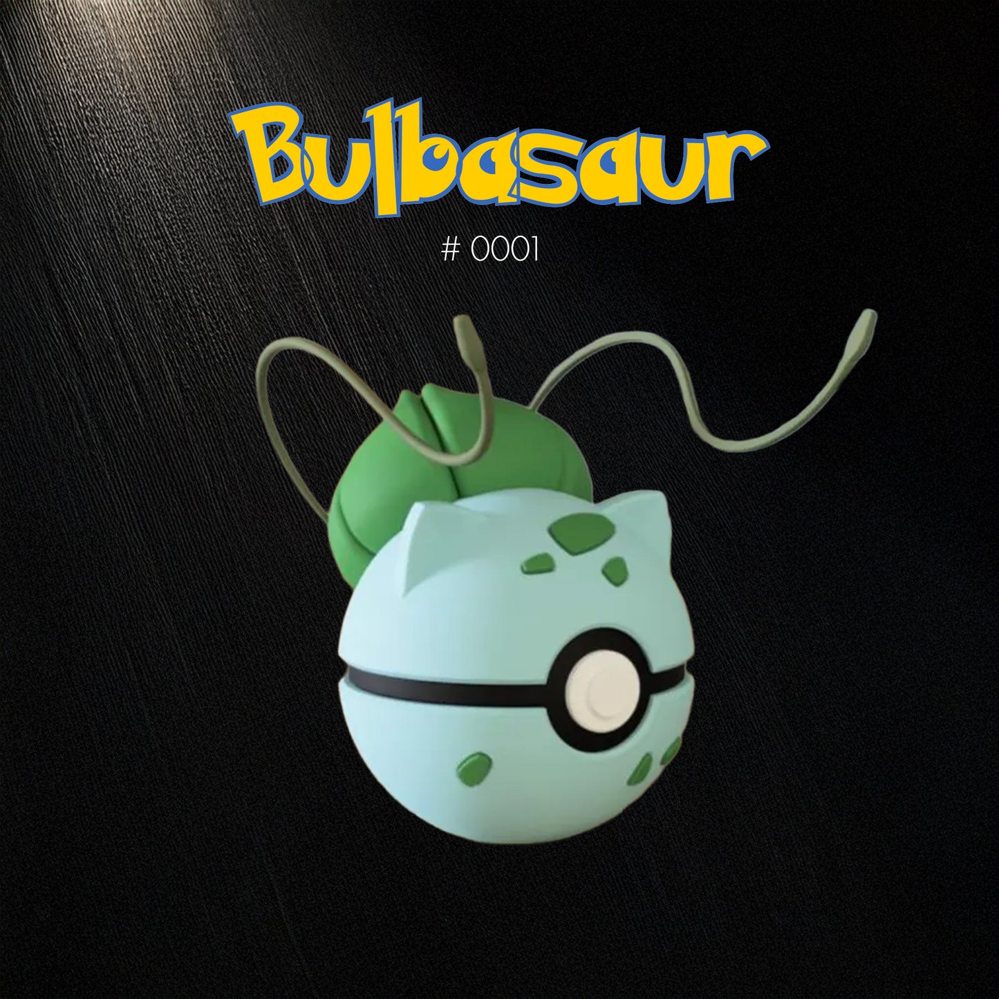Pokéball Bulbasaur – Stampa 3D Artigianale | GraphiVerse Hub