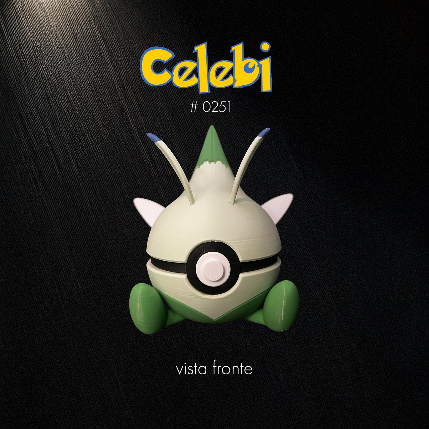 Pokéball Celebi – Stampa 3D Artigianale | GraphiVerse Hub