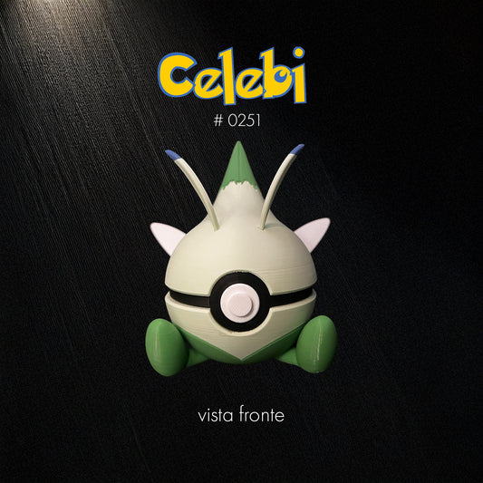 Pokéball Celebi – Stampa 3D Artigianale | GraphiVerse Hub