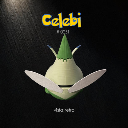 Pokéball Celebi – Stampa 3D Artigianale | GraphiVerse Hub
