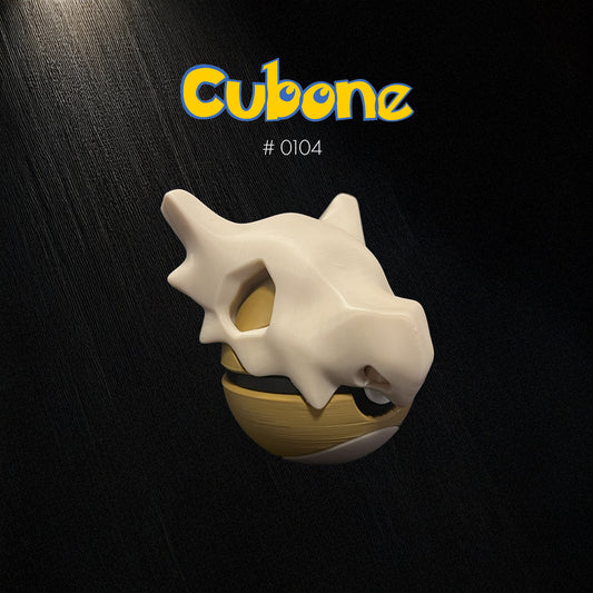 Pokéball Cubone – Stampa 3D Artigianale | GraphiVerse Hub