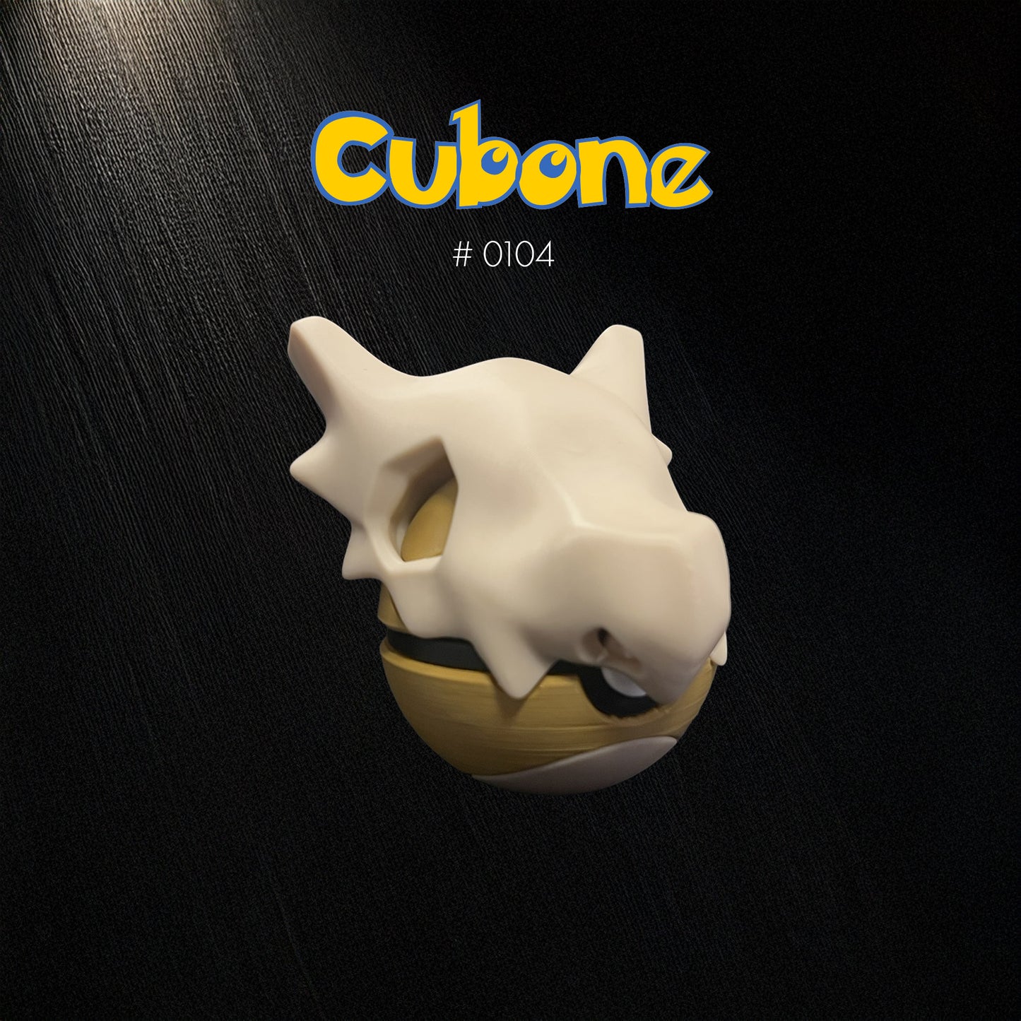 Pokéball Cubone – Stampa 3D Artigianale | GraphiVerse Hub