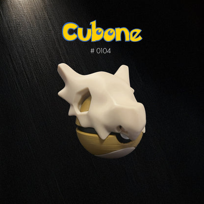 Pokéball Cubone – Stampa 3D Artigianale | GraphiVerse Hub
