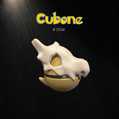 Pokéball Cubone – Stampa 3D Artigianale | GraphiVerse Hub