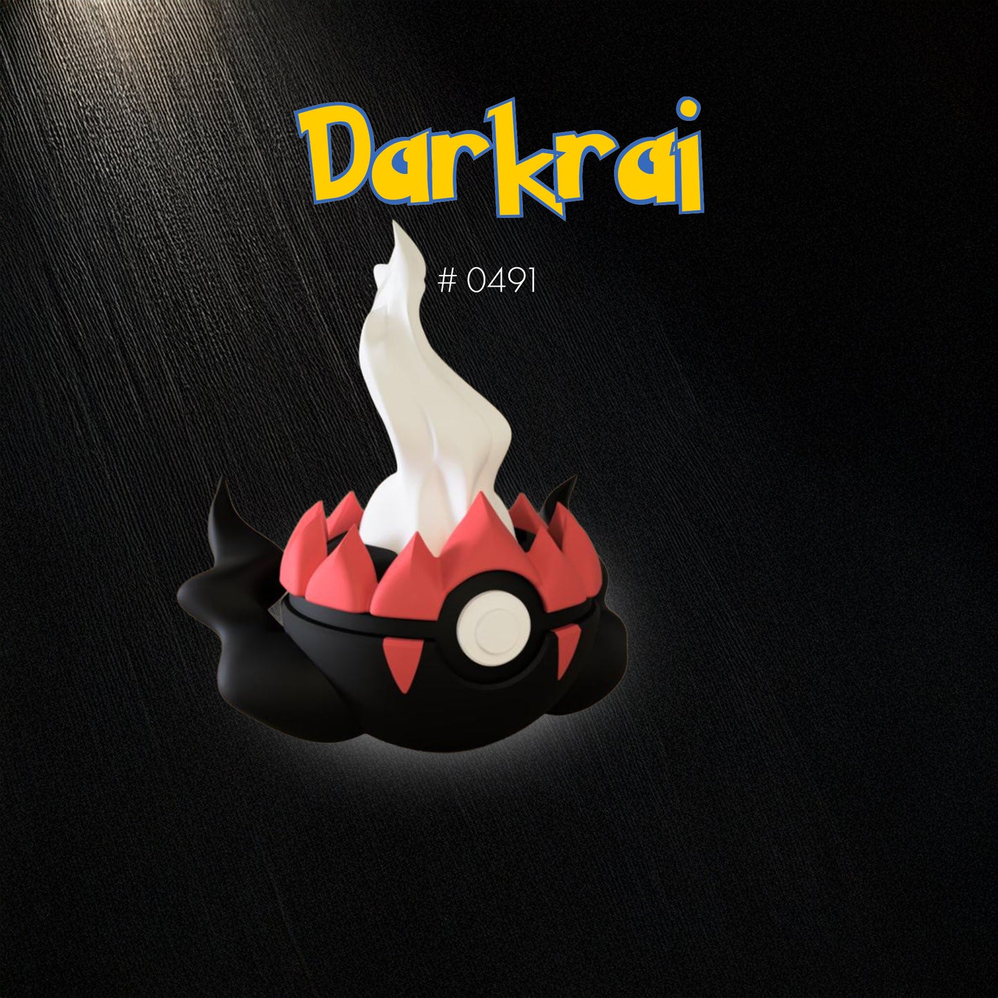 Pokéball Darkrai – Stampa 3D Artigianale | GraphiVerse Hub