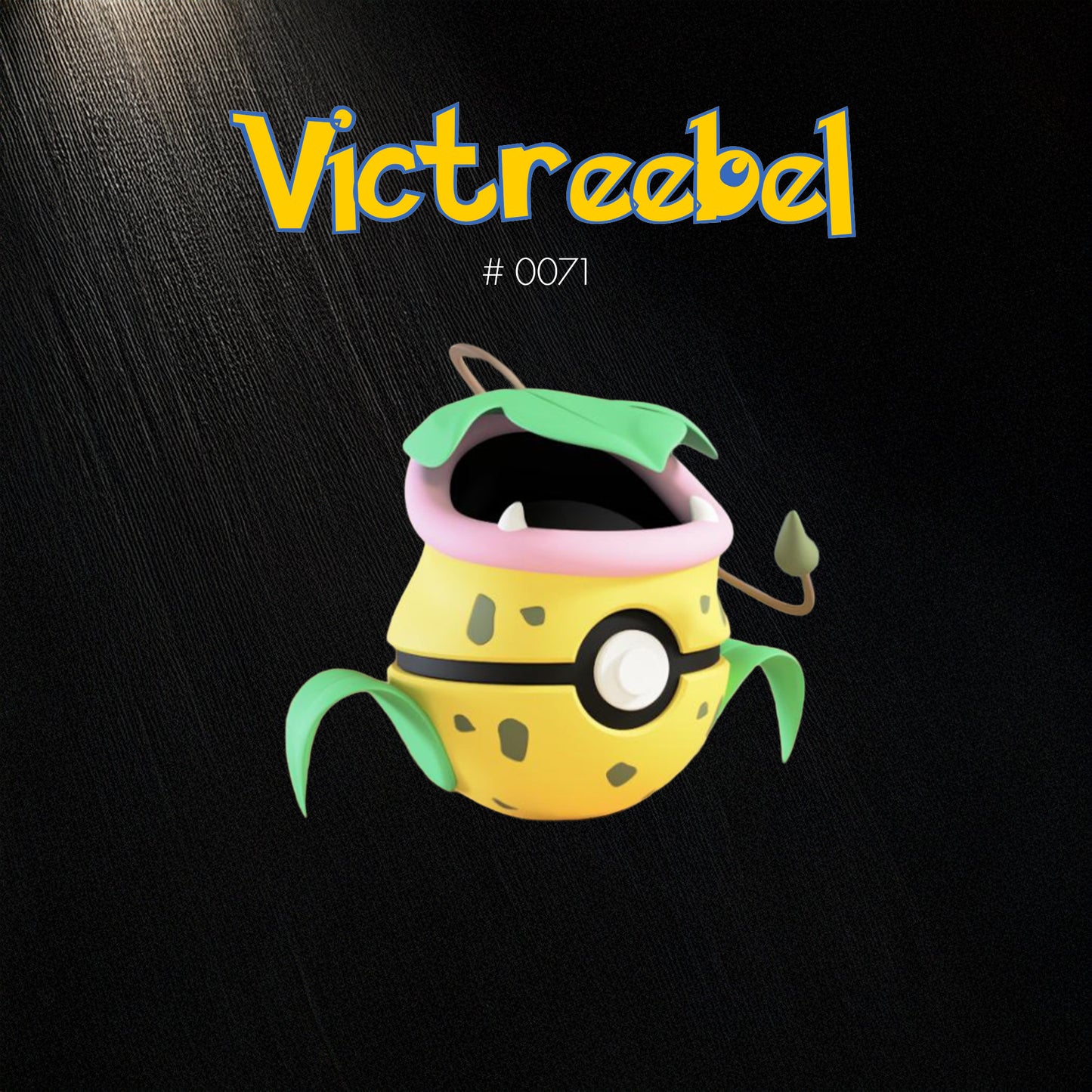Pokéball Victreebel – Stampa 3D Artigianale | GraphiVerse Hub