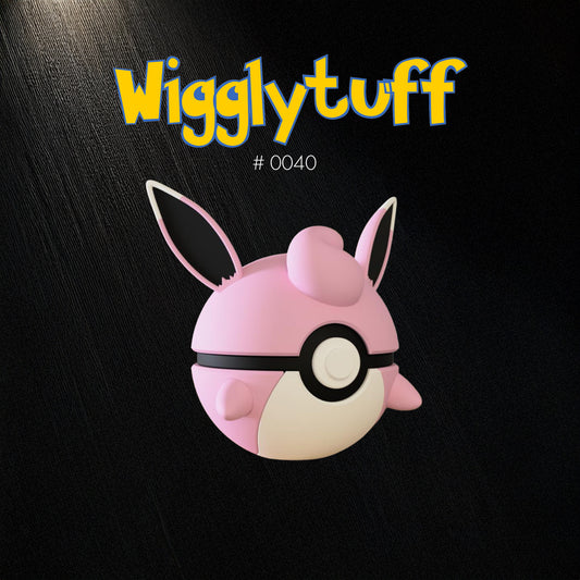 Pokéball Wigglytuff – Stampa 3D Artigianale | GraphiVerse Hub