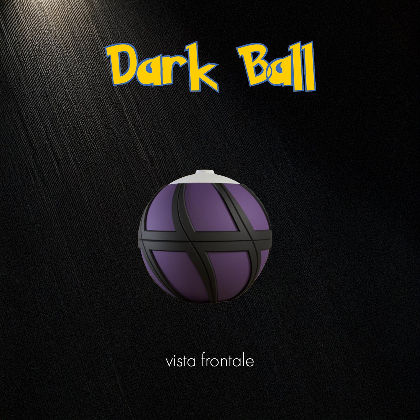Dark Ball – Stampa 3D Artigianale | GraphiVerse Hub