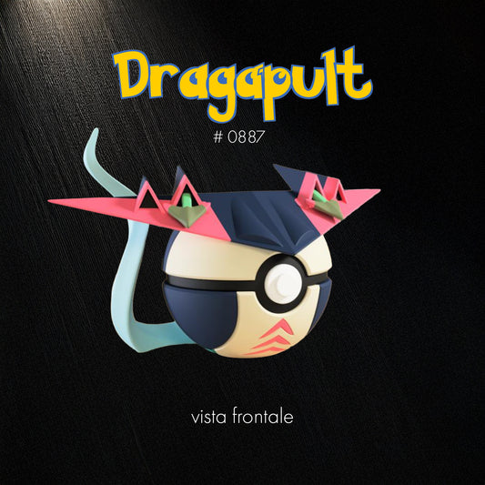 Pokéball Dragapult – Stampa 3D Artigianale | GraphiVerse Hub