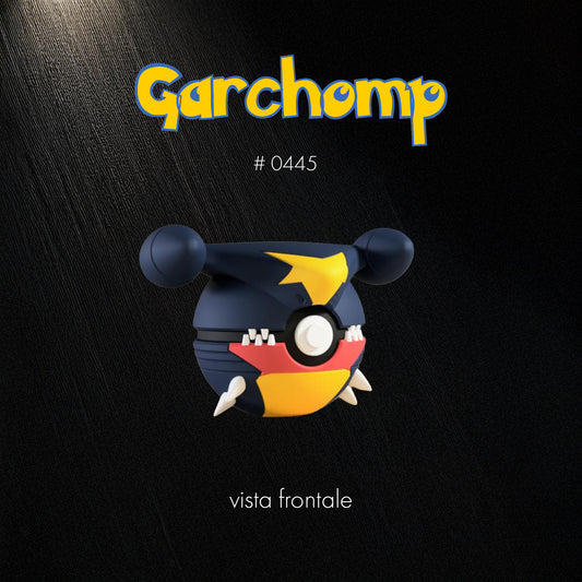Pokéball Garchomp – Stampa 3D Artigianale | GraphiVerse Hub