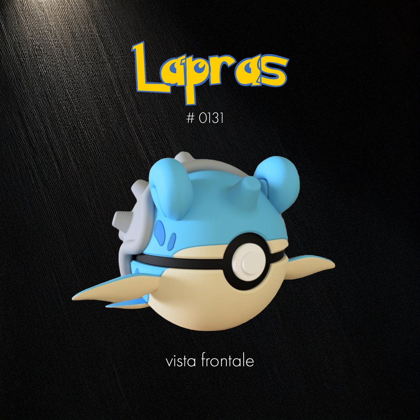 Pokéball Lapras – Stampa 3D Artigianale | GraphiVerse Hub