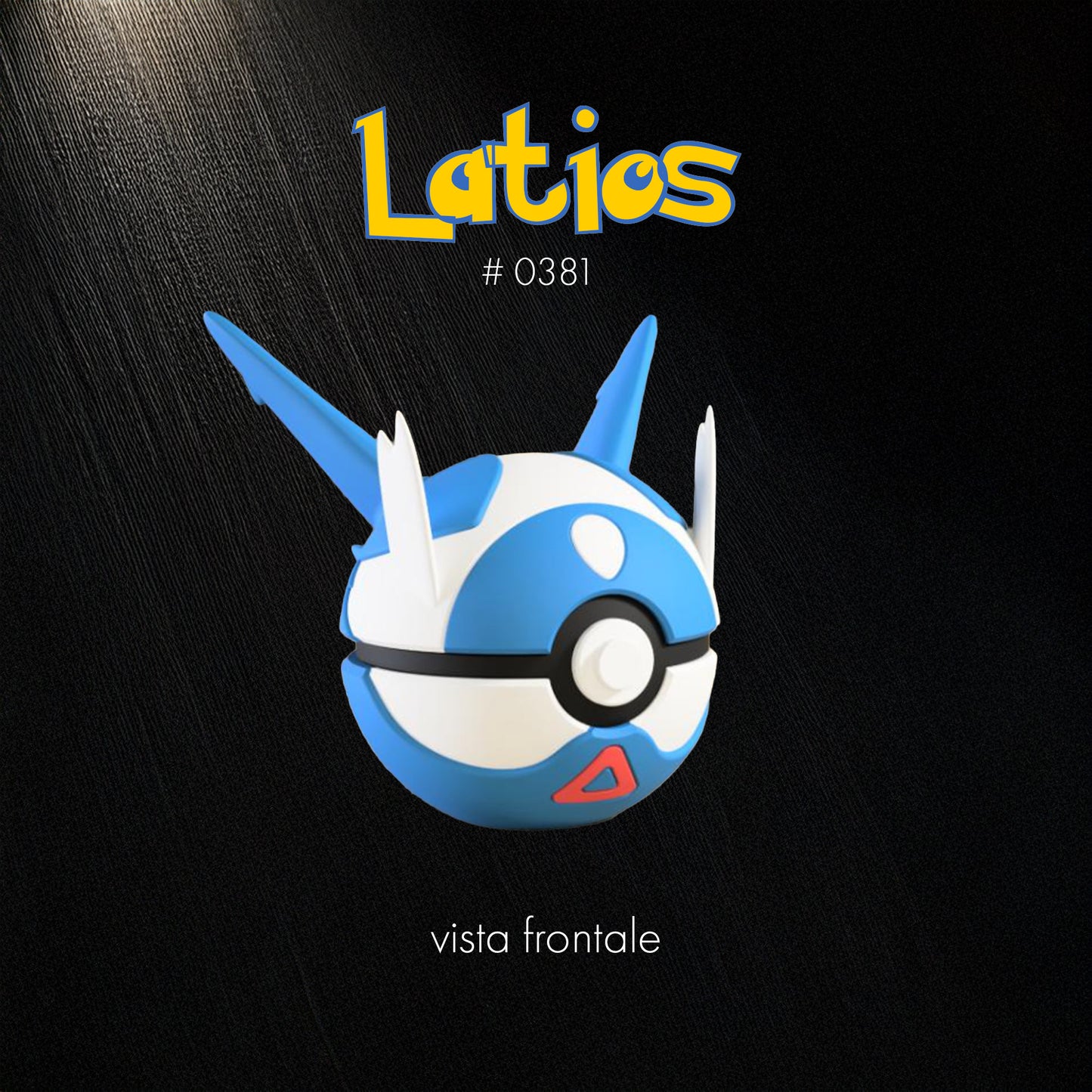 Pokéball Latios – Stampa 3D Artigianale | GraphiVerse Hub