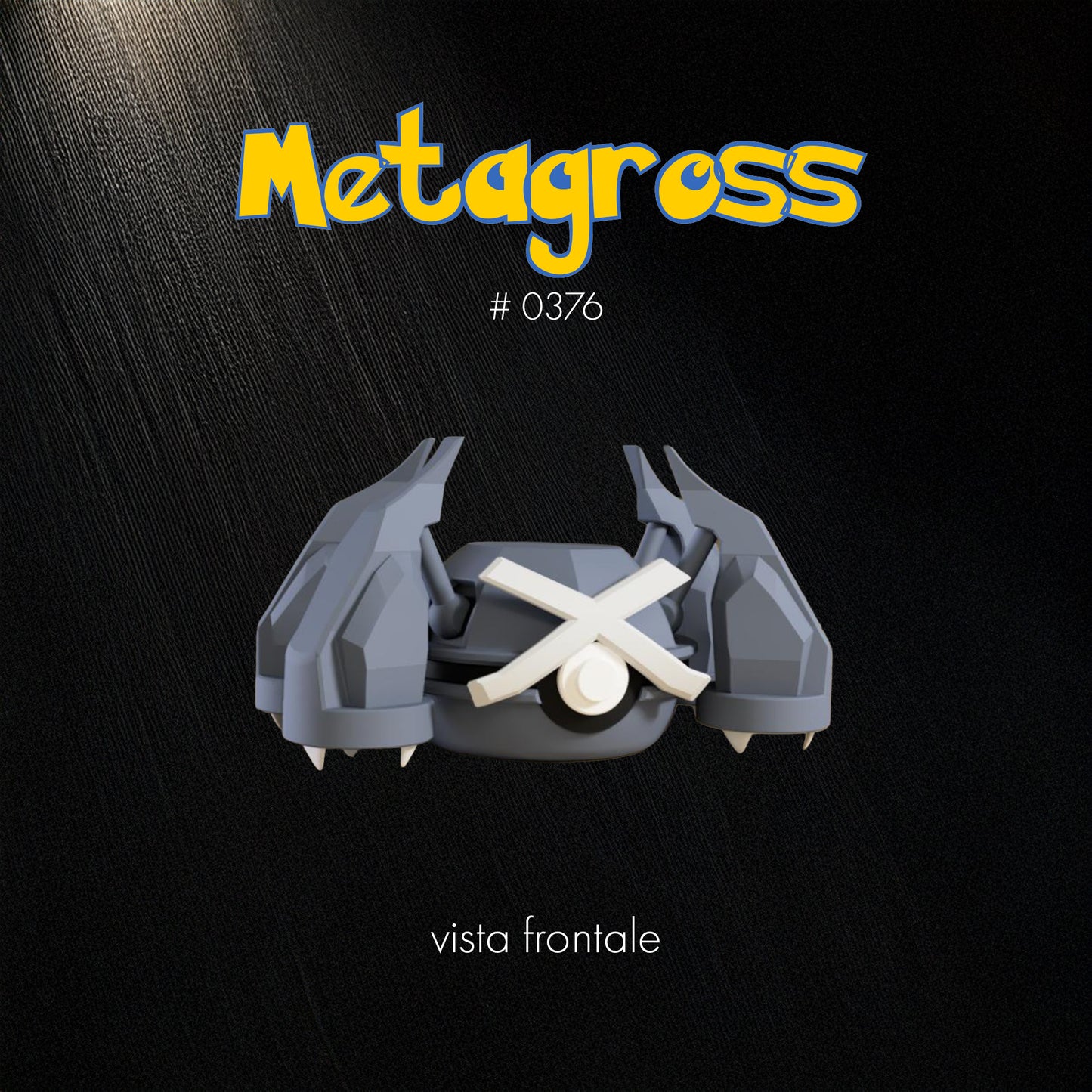 Pokéball Metagross – Stampa 3D Artigianale | GraphiVerse Hub