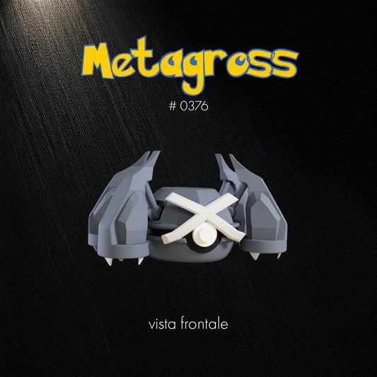 Pokéball Metagross – Stampa 3D Artigianale | GraphiVerse Hub